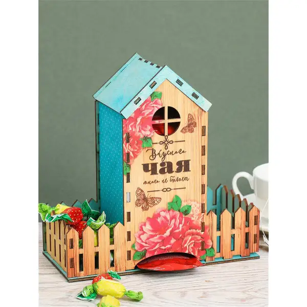 Чайный домик 'Цветы и бабочки'