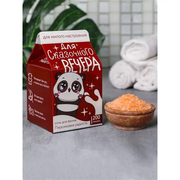 Соль в коробке молоко, персик, 200 г