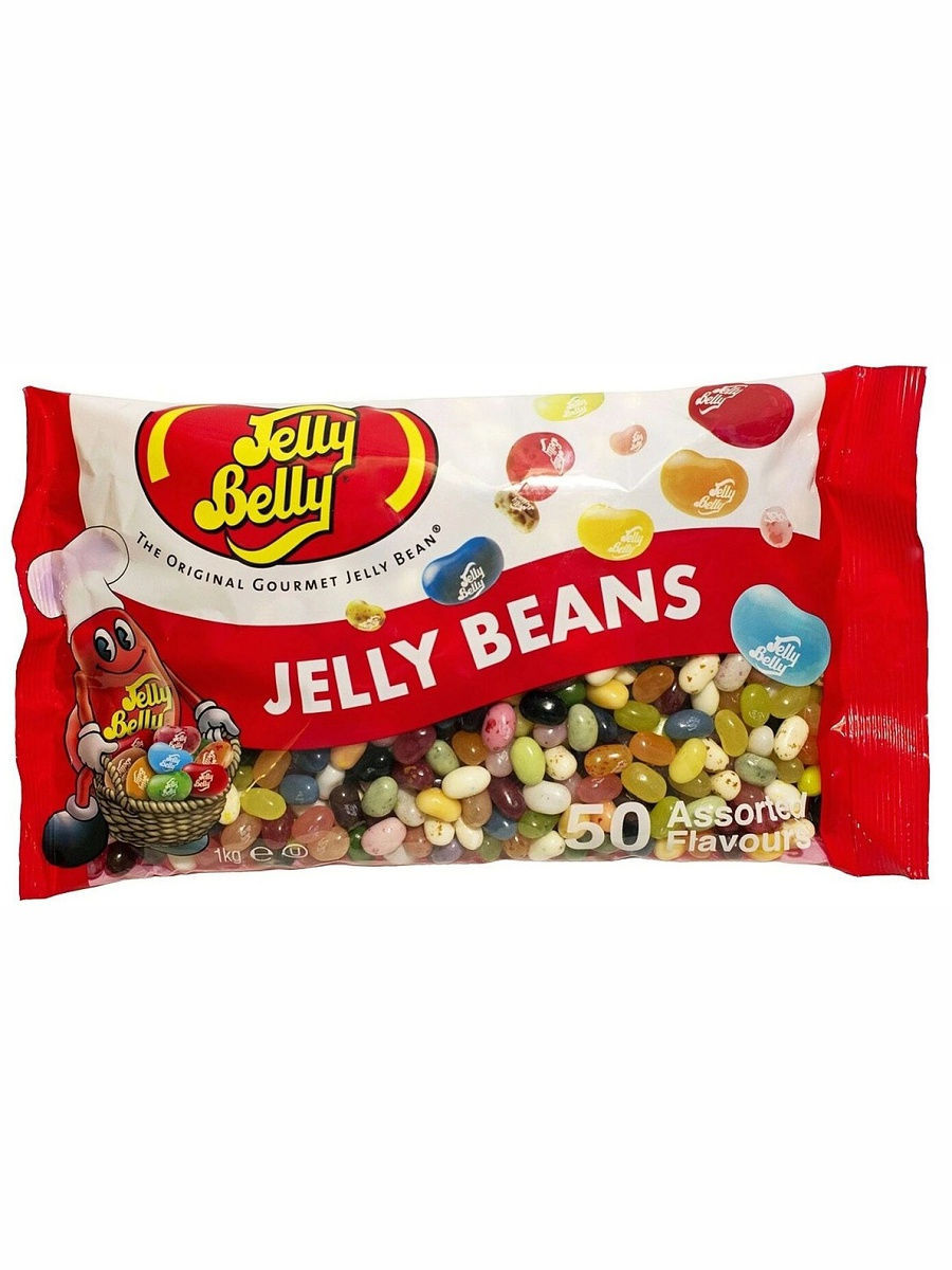 Драже жевательное Jelly Belly Ассорти 50 вкусов 1 кг Jelly Belly 12787802  купить за 2 386 ₽ в интернет-магазине Wildberries