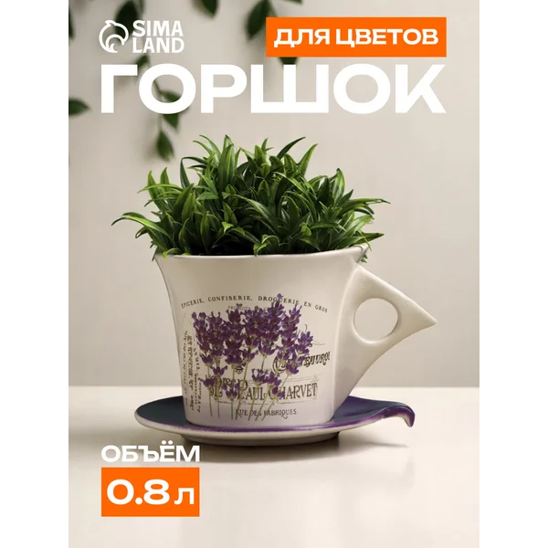 Горшок в форме чашки «Вильда»