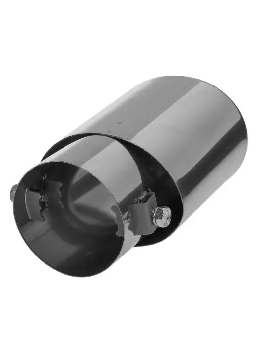 TORSO Насадка на глушитель 140х90х70 мм d-60 мм, вариант, фото 6