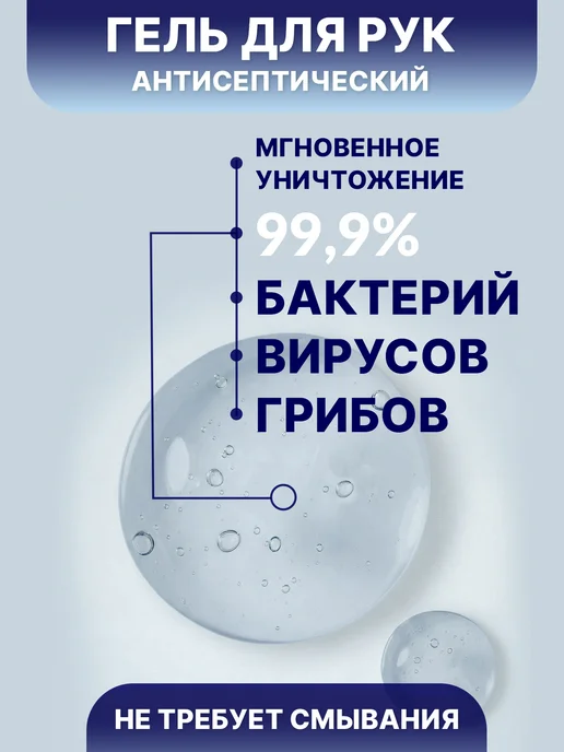 Sanitelle Антисептик гель для рук с ионами серебра,50 мл, 50 мл, фото 3