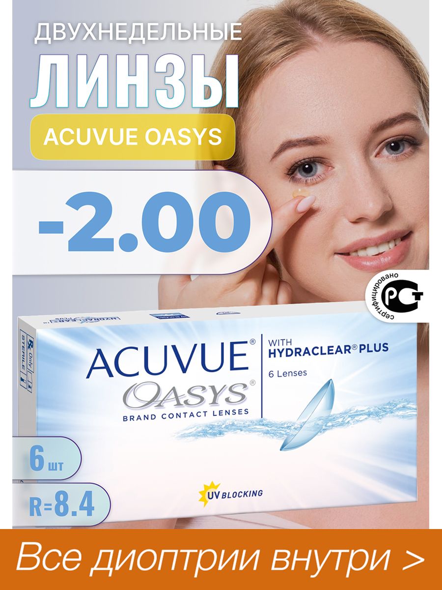 Линзы acuvue 8.6