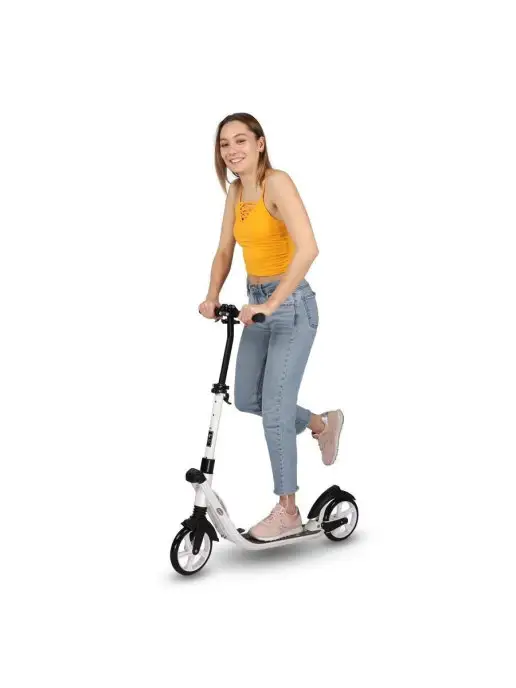 INDIGO Sport Самокат взрослый BUTTERFLY до 100 кг IN050, 100 кг, фото 7