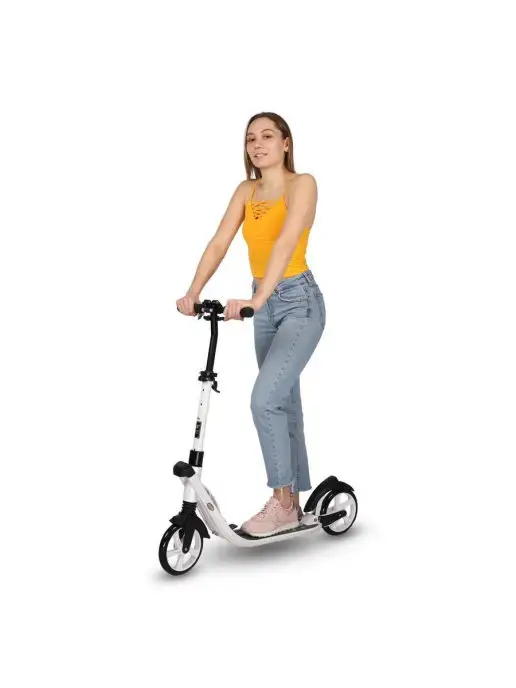 INDIGO Sport Самокат взрослый BUTTERFLY до 100 кг IN050, 100 кг, фото 8