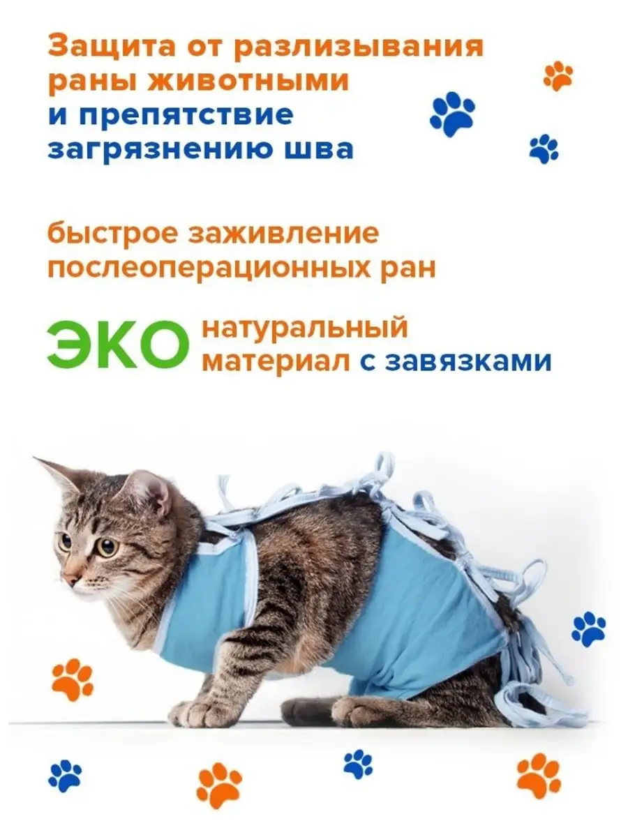 Попона Послеоперационная Для Кошек Купить Челябинск
