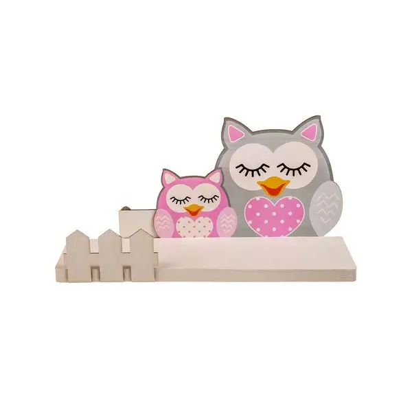 Полка настенная деревянная для книг детская