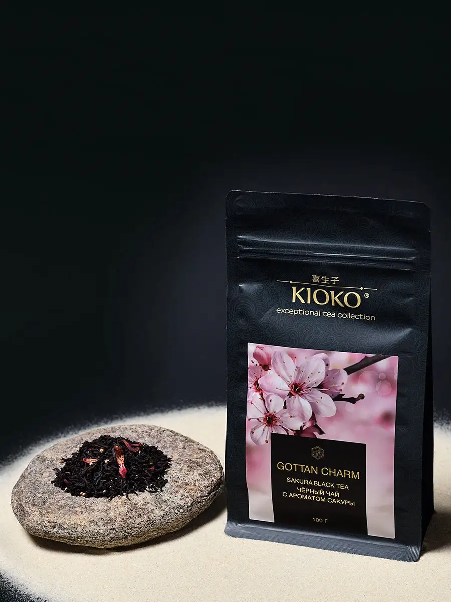 Чай чёрный Японская Сакура 100г KIOKO 12889736 купить в интернет-магазине  Wildberries