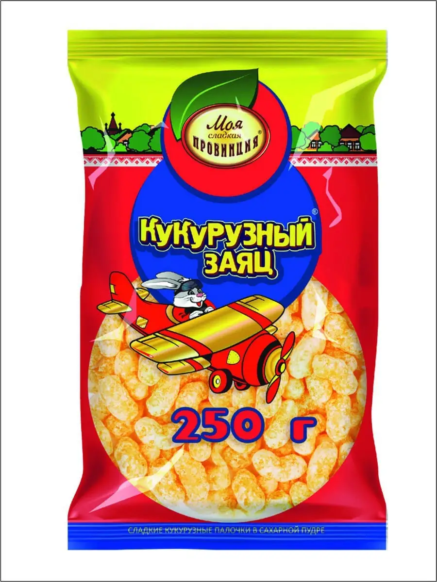 Кукурузные палочки Кукурузный заяц/ 250гр, 3шт Моя Сладкая Провинция  12897357 купить в интернет-магазине Wildberries