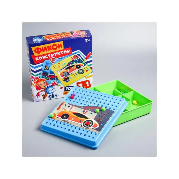 Конструктор винтовой/развивающий "Фиксики"/для ребнка/Развивающая игра