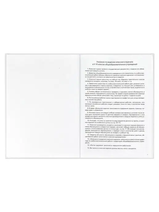 Феникс+ Классный журнал 5-9 класс А4 96 л для учителя, 96 л, фото 5
