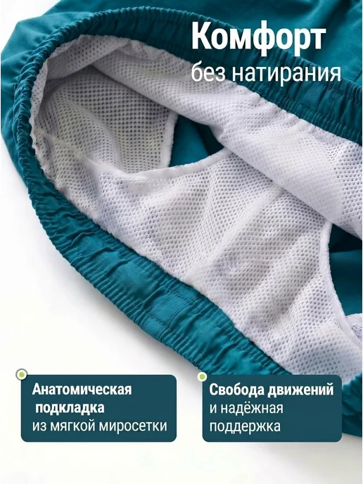 AnyMalls Шорты летние пляжные для плавания, зеленый, фото 4