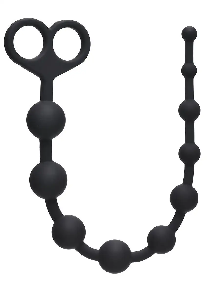 ORGASM BEADS BLACK Lola Toys Back Door Collection