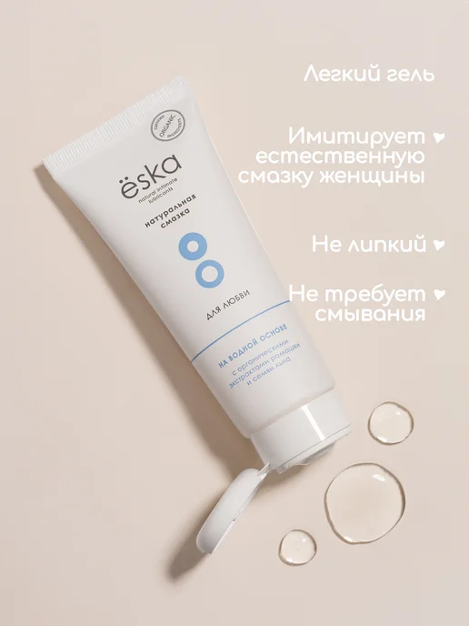 Ёska ESKA Интимная смазка гель на водной основе лубрикант, вариант, фото 6
