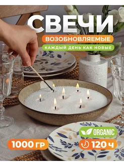 Насыпные свечи восковые белые 1 кг RosCandles 12929252 купить за 699 ₽ в интернет-магазине Wildberries