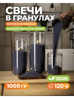 Насыпные свечи восковые чёрные 1 кг RosCandles 12929255 купить за 856 ₽ в интернет-магазине Wildberries