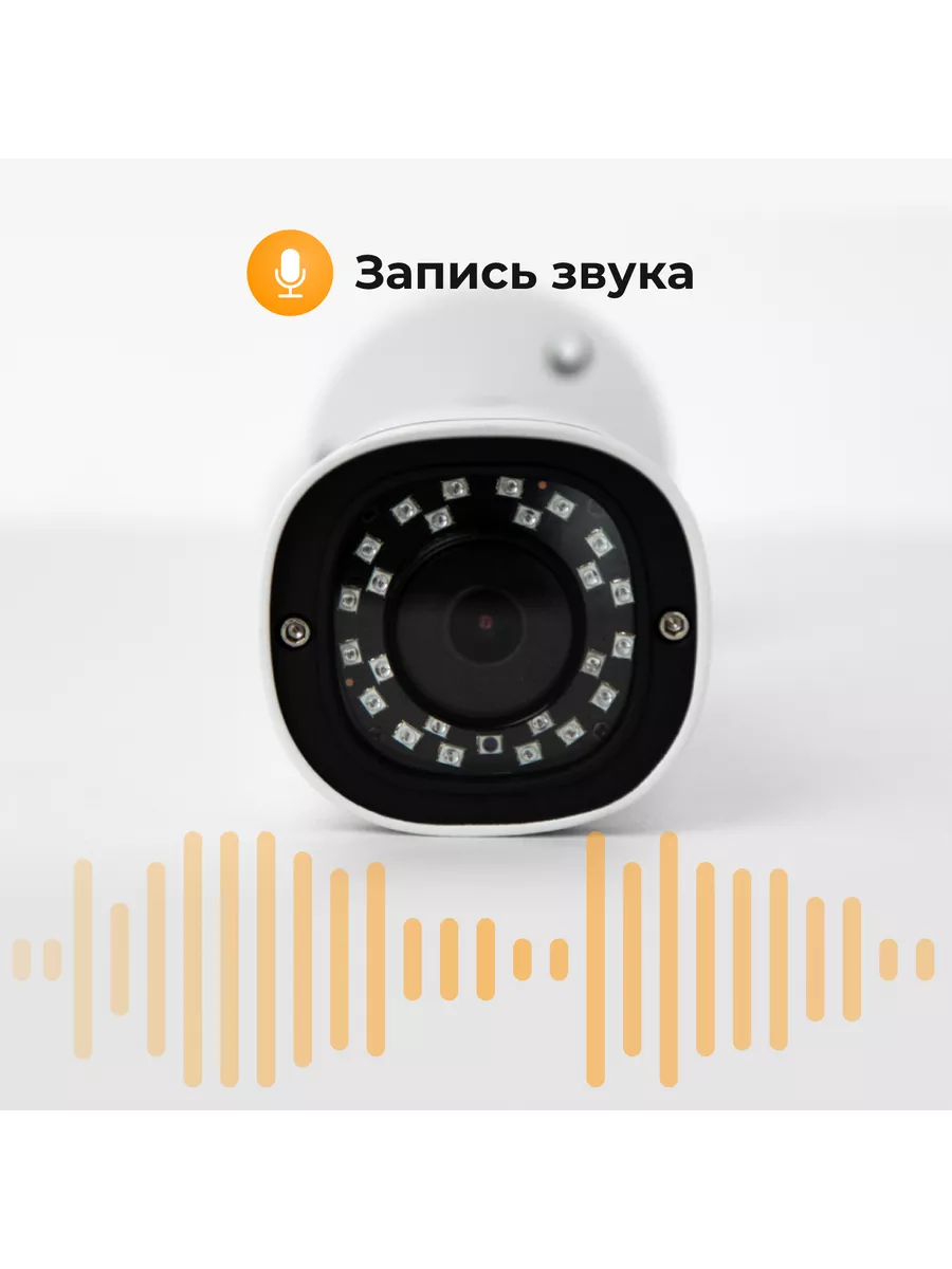 Уличная камера видеонаблюдения с записью в облако LinkVideo 12930349 купить  в интернет-магазине Wildberries