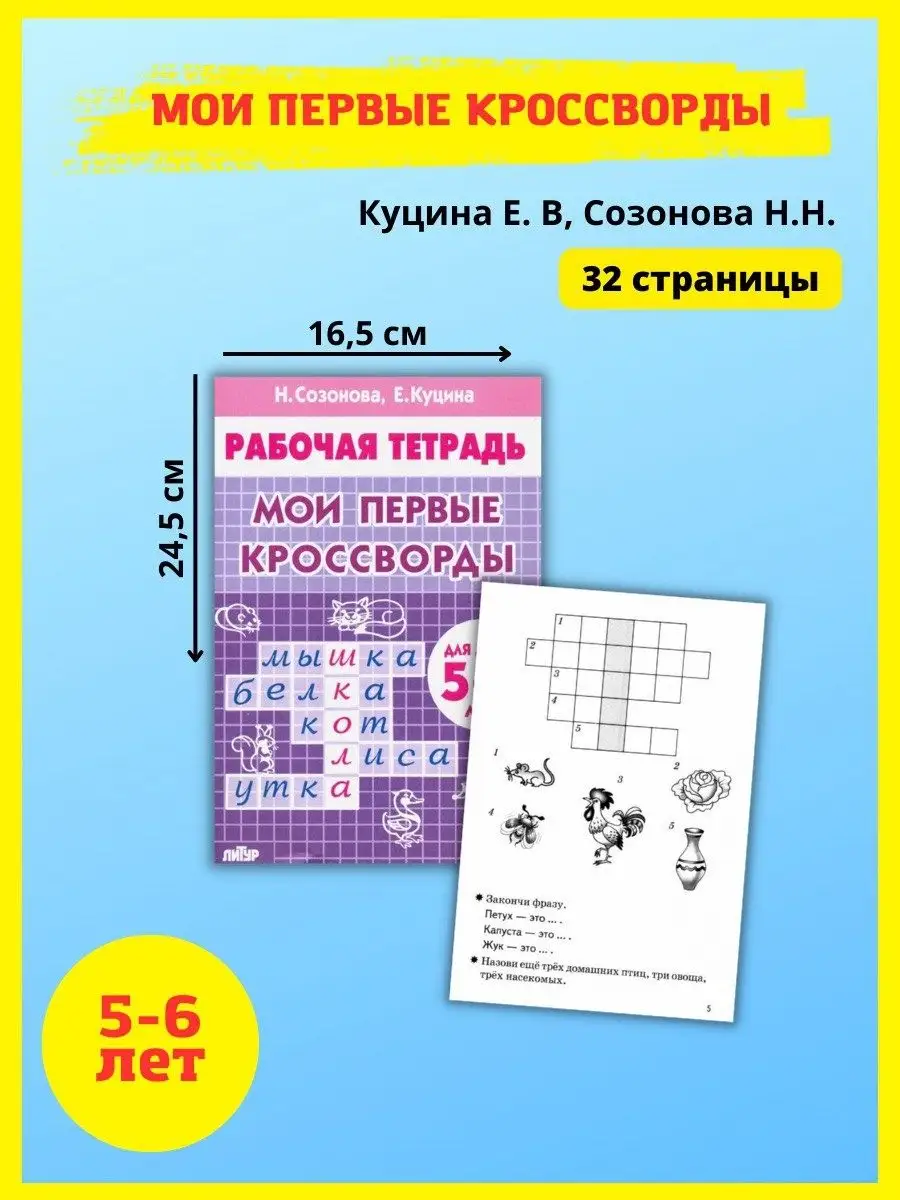 Рабочие тетради для дошкольников. Графические диктанты Издательство Литур  12951420 купить в интернет-магазине Wildberries