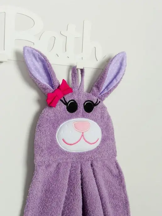Fluffy Bunny Мини-полотенце "Заяц", фиолетовый, фото 5
