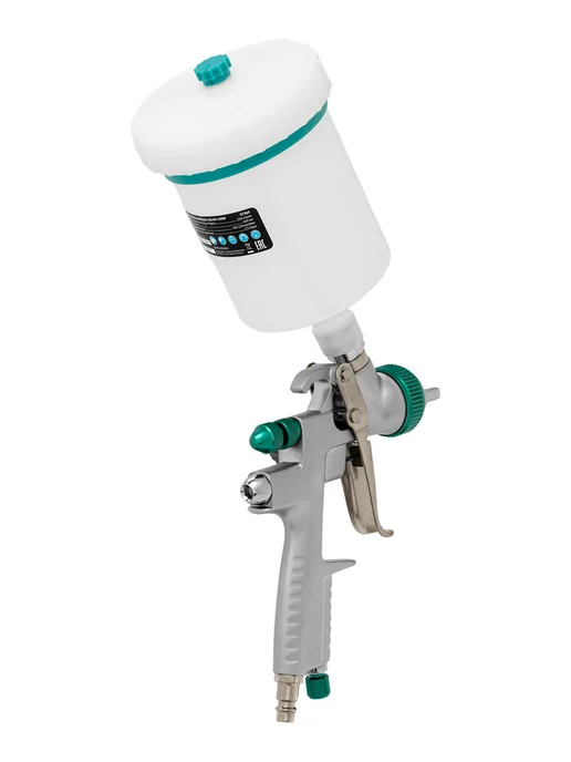 STELS Краскопульт AG 901 LVMP, 0.6л, сопла 1.3 и 1.1 мм 57365, 600 мл, фото 12