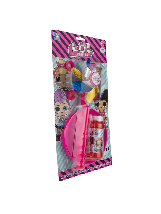 1TOY Мыльные пузыри LOL Ветрячок - венчик, розовый, фото 7