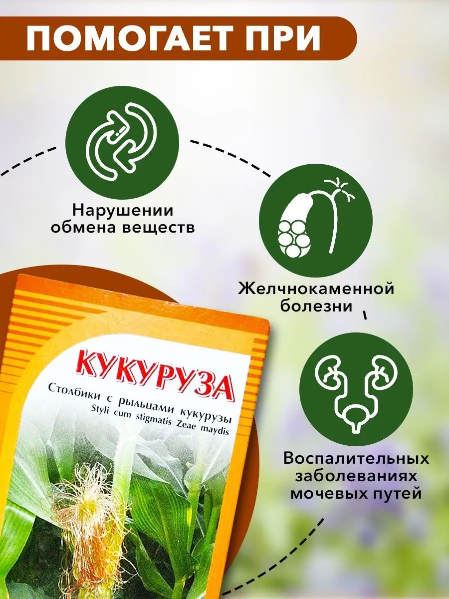 Кукурузные рыльца, 35 гр. ХОРСТ 12982969 купить в интернет-магазине  Wildberries