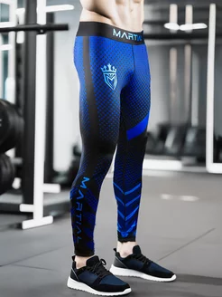 Тайтсы ММА Fitness Blue Athletic pro. 12989506 купить за 1 804 ₽ в интернет-магазине Wildberries