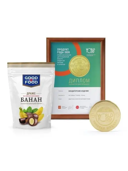 Good-Food Банан в молочной шоколадной глазури 150 г, 150 г, фото 4