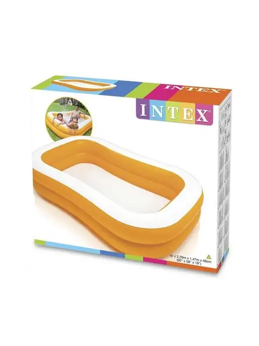Intex Детский надувной бассейн 229х147х46см, 229x147x46 см, фото 8