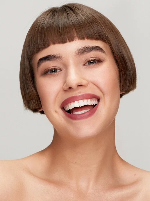OK Beauty Жидкая матовая помада для губ тон POINT красно-розовый, розовый, фото 5