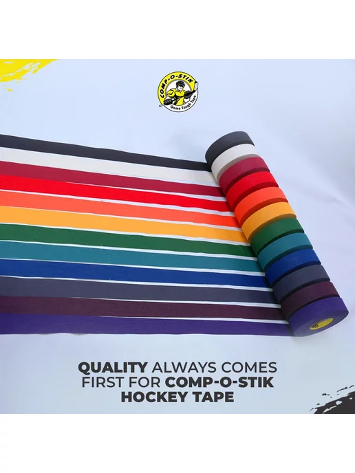 Comp-o-stik Лента хоккейная для клюшки 36мм*25м, белая, 25 м, фото 5