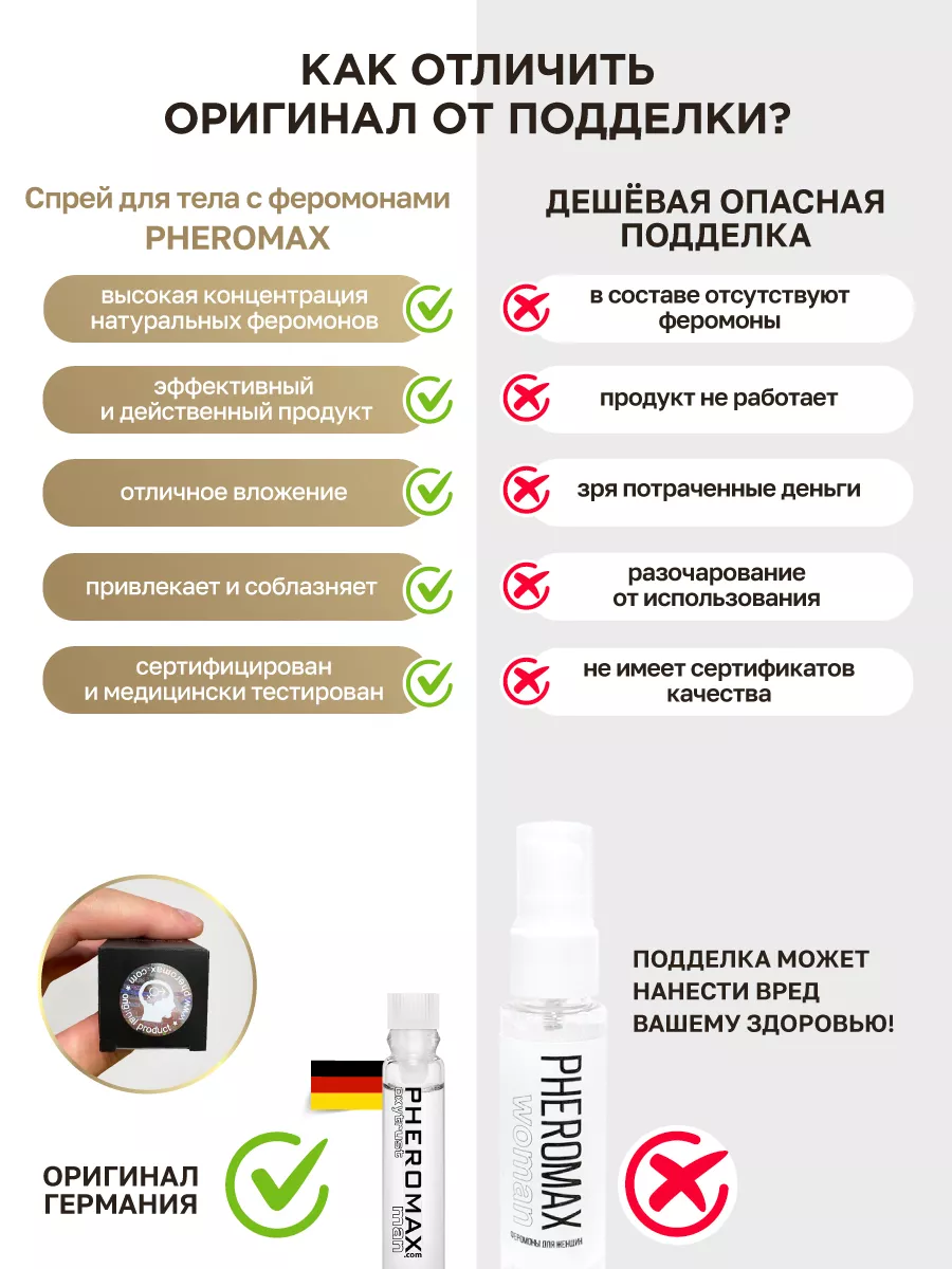 Спрей для тела Феромоны мужские PHEROMAX Oxytrust, 1мл PHEROMAX 13033378  купить за 3 500 ₽ в интернет-магазине Wildberries