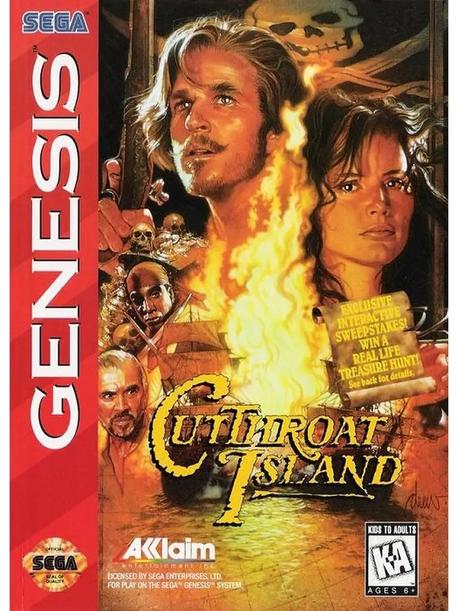 Игра Sega: Cutthroat Island/Остров Голов БРУТАЛИТИ 13035293 купить в  интернет-магазине Wildberries