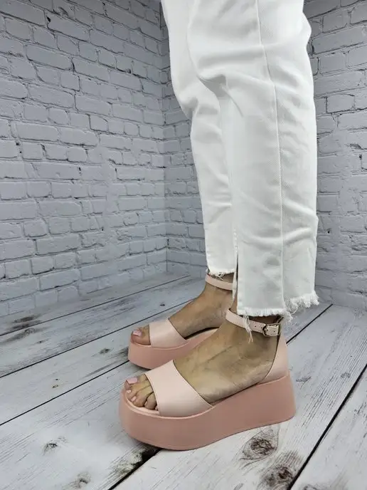 Guard-shoes Босоножки на высокой подошве, бежевый, фото 2