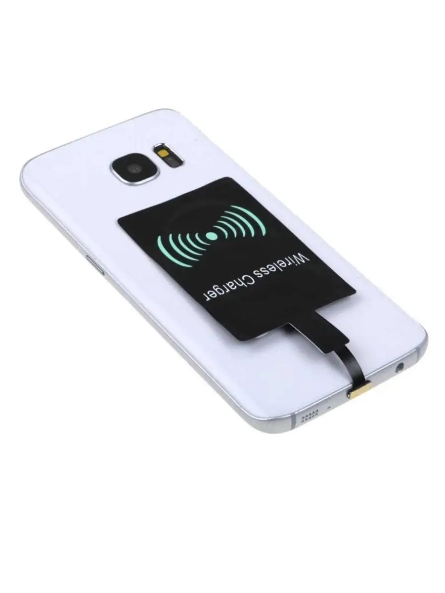 Адаптер qi для беспроводной зарядки micro usb для Android Smart GO 13053765  купить в интернет-магазине Wildberries