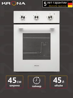 Духовой шкаф электрический Corrente 45WH KRONA 13056674 купить за 28 256 ₽ в интернет-магазине Wildberries