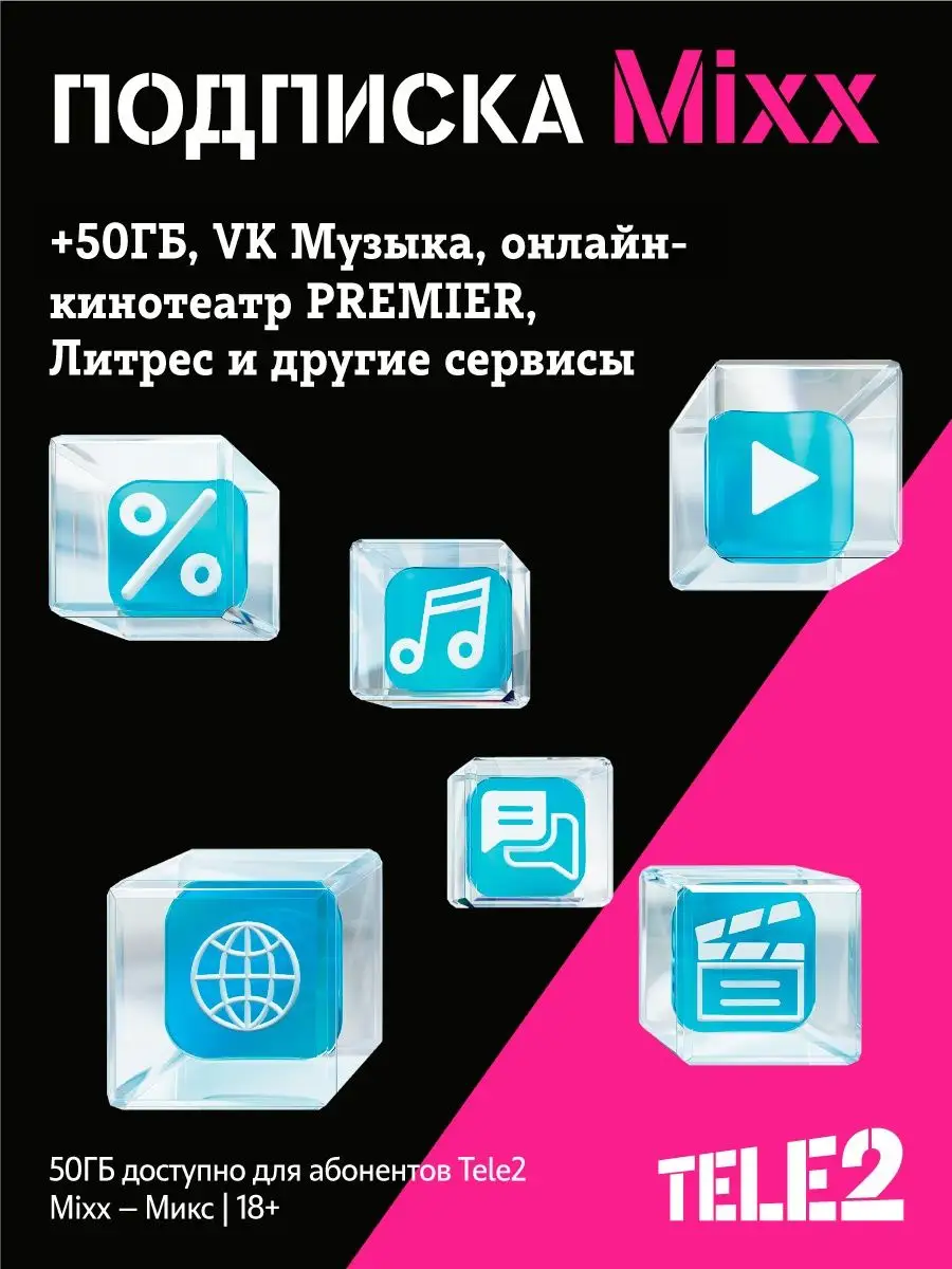 SIM-карта Tele2 Мой онлайн Кировская обл Tele2 13072071 купить в  интернет-магазине Wildberries