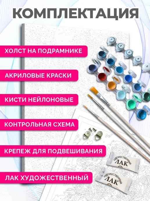 Живопись по номерам Лев Картина по номерам на холсте Животные 40х60, 40x60, фото 2