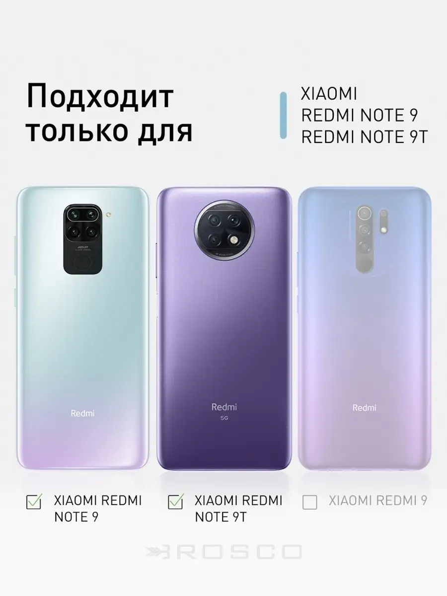 Cтекло для Xiaomi Redmi Note 9 Редми Нот 9 9Т Rosco 13113403 купить за 349  ₽ в интернет-магазине Wildberries