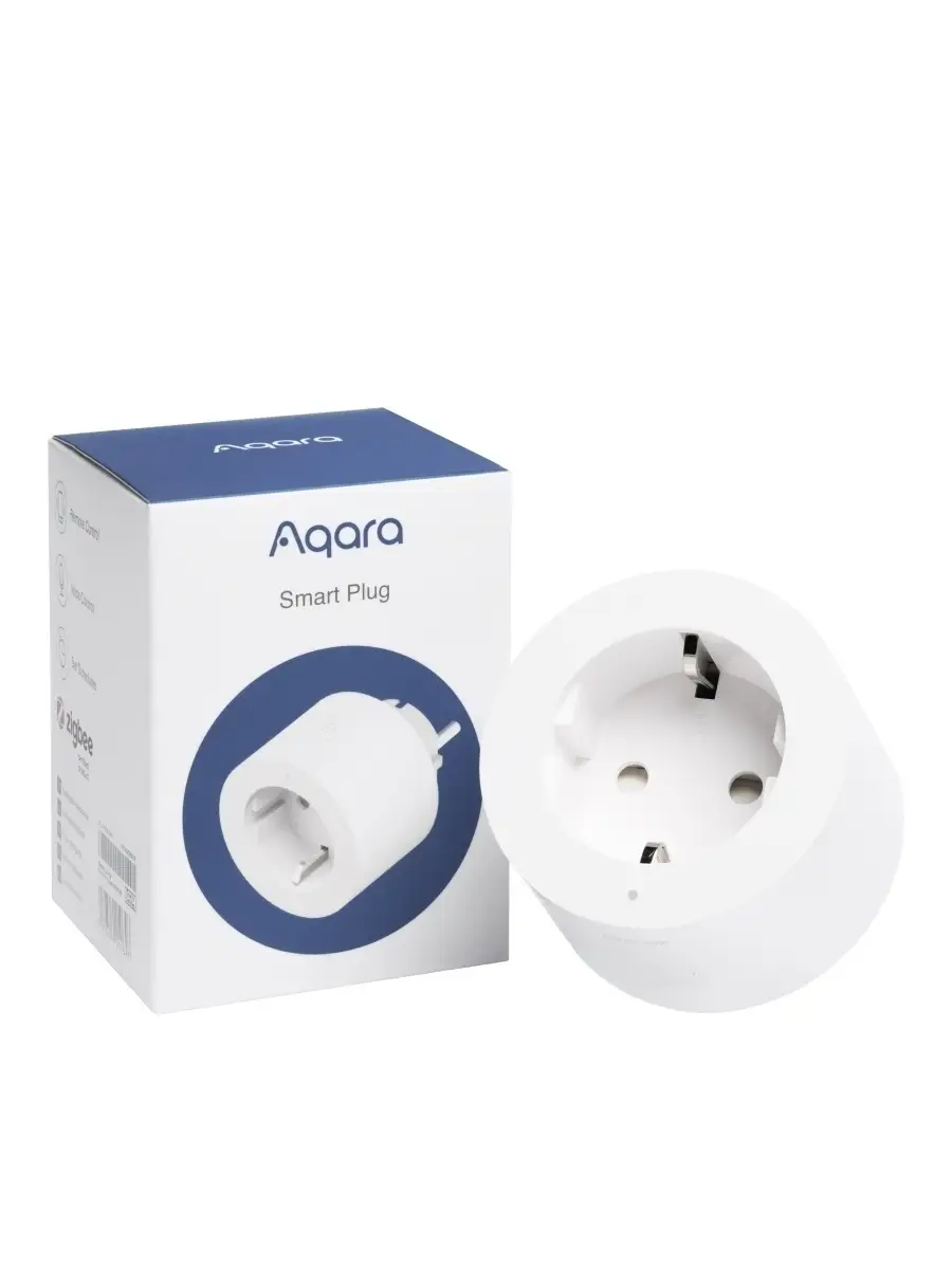 Умная розетка Aqara Smart Plug SP-EUC01/Умный дом/Розетка с  таймером/измерение энергопотребления Aqara 13127028 купить в  интернет-магазине Wildberries