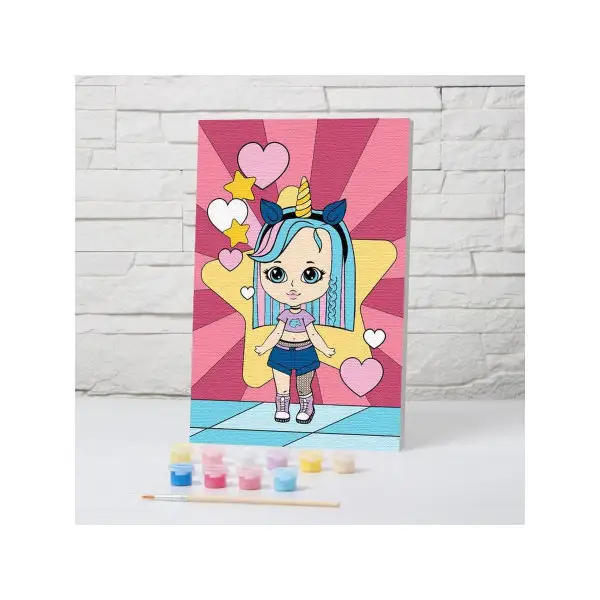 Картина по номерам "Лили" 20x30 см