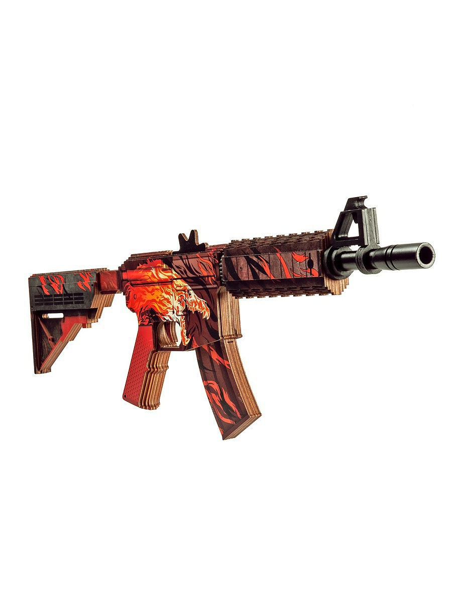 Автомат M4A4 Howl CS GO / М4А4 Утренний Вой КС ГО версия 1.6 (деревянный  резинкострел) VozWooden 13168592 купить в интернет-магазине Wildberries