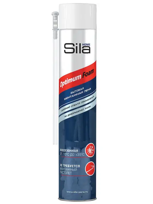 SILA Пена монтажная всесезонная HOME MAX FOAM COMPACT, 650гр, 650 г, фото 3