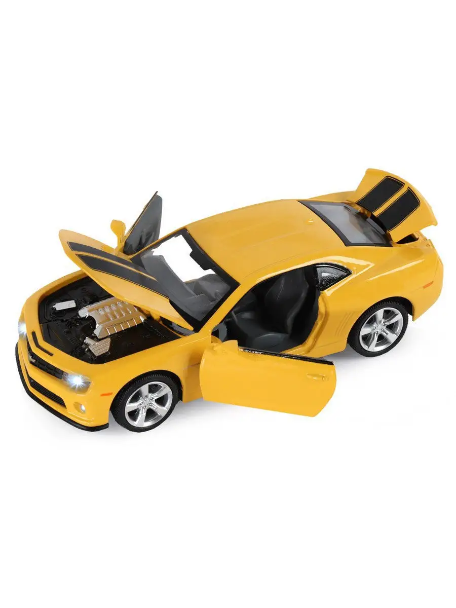 Машинка металлическая, модель Chevrolet Camaro SS, инерция,1:32  АВТОПАНОРАМА 13218200 купить в интернет-магазине Wildberries