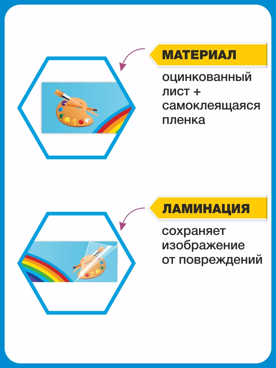 Магнитные полосы для ИЗО уголка Альмарин 13227363 купить за 823 ₽ в  интернет-магазине Wildberries