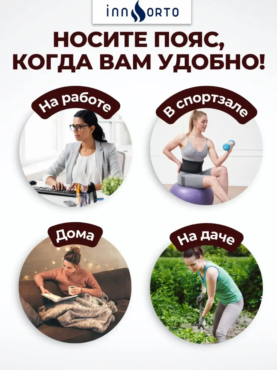 Турмалиновый Пояс Для Спины И Поясницы INNORTO 13228189 Купить В.