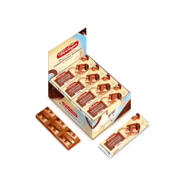 Шоколад сливочный 34% какао, 25г/20шт.
