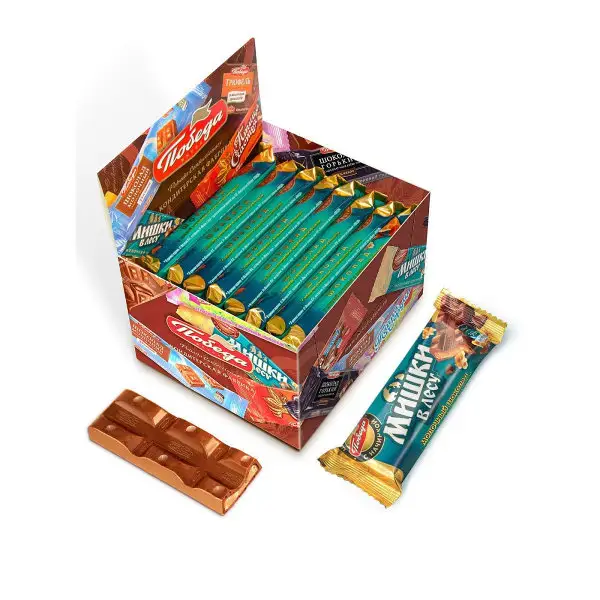 Шоколадный батончик "Мишки в лесу", 30 г. 16 шт.