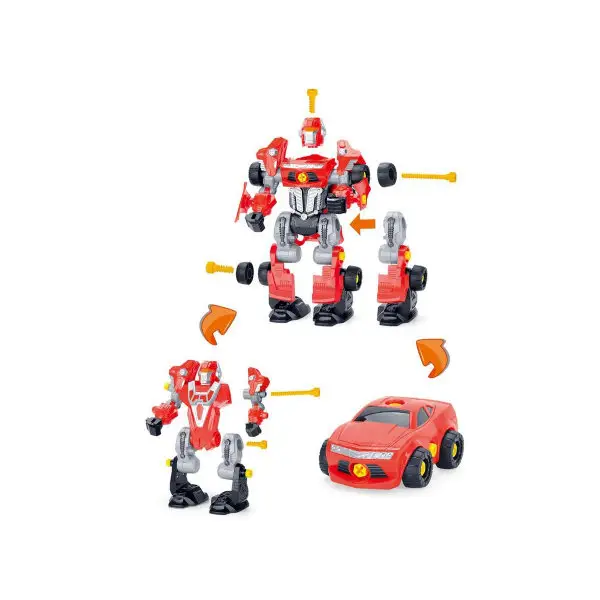 Конструктор-машина Мега робот, 3 в 1/Световой шуруповерт/Детская игра/3+