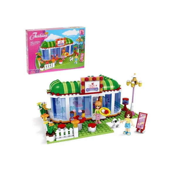 Конструктор Кафе, 298 деталей/пластиковый/Развивающий